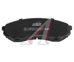 Изображение 3, KWBP0171 Колодки тормозные HAVAL H9 передние (4шт.) KORWIN