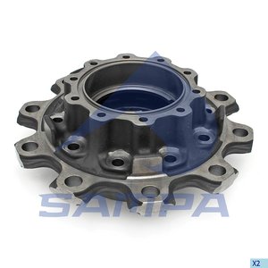 Изображение 2, 044.117 Ступица SCANIA передняя (без подшипника) SAMPA