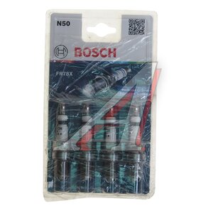 Изображение 2, 0242232802 Свеча зажигания FR78X SUPER-4 комплект (Уценка: нарушена упаковка) BOSCH