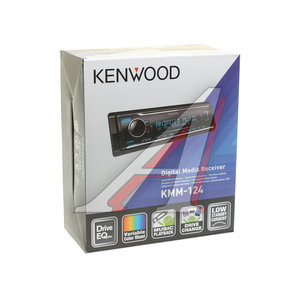 Изображение 2, KMM-124 Магнитола автомобильная 1DIN KENWOOD