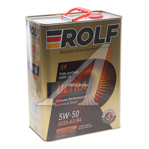 Изображение 1, 322952 Масло моторное ULTRA A3/B4 5W50 синт.4л ROLF