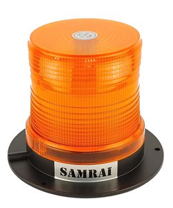Изображение 1, 016-26A Маяк импульсный 12/24V (16 светодиодов) 1 режим на магните желтый SAMRAI