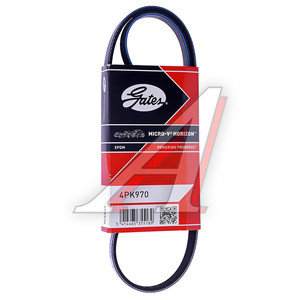 Изображение 2, 4PK970 Ремень приводной поликлиновой 4PK970 GATES