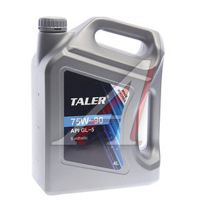 Изображение 1, 500413 Масло трансмиссионное GL-5 75W90 синт.4л TALER
