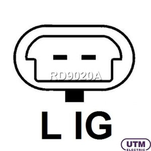 Изображение 3, RD9020A Регулятор CHEVROLET Aveo (10-) напряжения генератора UTM