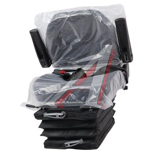 Изображение 1, 80В-6800010 Сиденье МТЗ с подлокотниками и ремнями безопасности МЕХИНСТРУМЕНТ