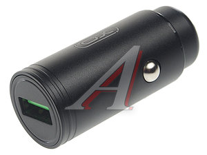 Изображение 1, CC39 Black Устройство зарядное в прикуриватель 1USB 12V черное XO
