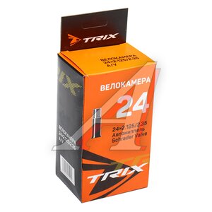 Изображение 4, УТ00020755 Камера велосипедная 24" 24х2.125/2.35 автовентиль TRIX