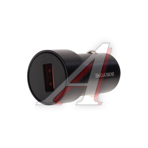 Изображение 1, BZ19A black Устройство зарядное в прикуриватель 1USB 12V BOROFONE