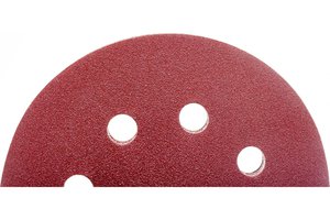 Изображение 2, FIT-39666 Бумага наждачная на липучке D125 Р120 8 отверстий 5шт. FIT