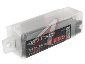 Изображение 2, RF-DSP75H Сверло по металлу 7.5мм HSS Cobalt (10шт.) ROCKFORCE