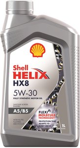 Изображение 2, 550046778 Масло моторное HELIX HX-8 5W30 A5/B5 синт.1л SHELL