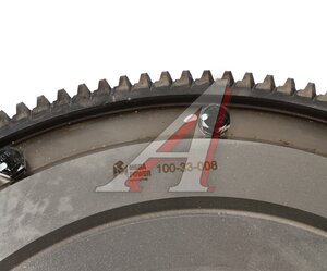 Изображение 8, 100-33-008 Маховик ЯМЗ-238.7511. (132 зуба) под лепестковую корзину MEGAPOWER