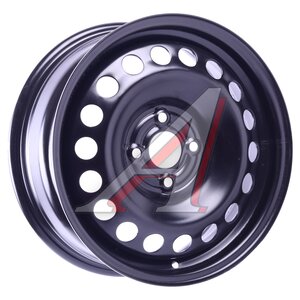 Изображение 1, EURODISK 64A39Z ED 4х100 ET39 D-56,6 Диск колесный CHEVROLET Cobalt OPEL Corsa R15 черный