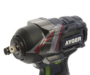 Изображение 3, APW18/850 Гайковерт аккумуляторный 18В 4.0Ач 850Нм 1/2" 0-2300об/мин. бесщеточный (1АКБ Li-Ion,  кейс) AYGER