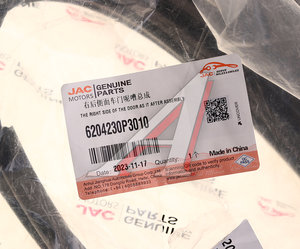 Изображение 4, 6204230P3010 Направляющая стекла JAC T6, T8Pro, T9 двери задней правой OE