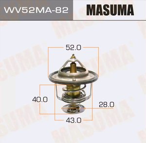 Изображение 2, WV52MA-82 Термостат MAZDA 626 (99-), 3, 6 MASUMA