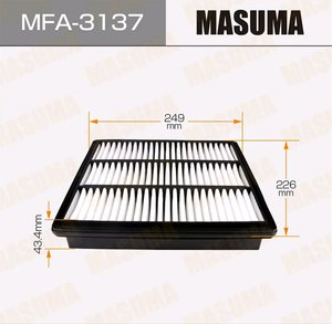 Изображение 2, MFA-3137 Фильтр воздушный MITSUBISHI Pajero (94-99) (3.5) MASUMA