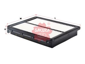 Изображение 1, A28900 Фильтр воздушный HYUNDAI Sonata (14-) SAKURA