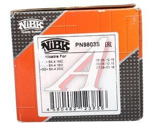Изображение 5, PN9803S Колодки тормозные SUZUKI SX4 (06-) передние (Sport) (4шт.) NIBK