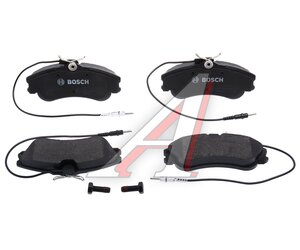 Изображение 2, 0986424583 Колодки тормозные CITROEN Xantia передние (4шт.) BOSCH