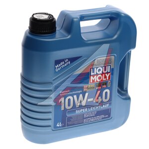 Изображение 2, 1916 Масло моторное SUPER LEICHTLAUF 10W40 п/синт.4л LIQUI MOLY