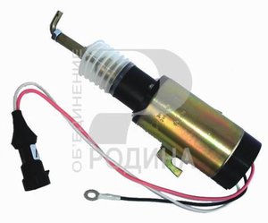 Изображение 3, ЭМ 19-03 Клапан электромагнитный ГАЗ-3309 управления ТНВД 24V РОДИНА