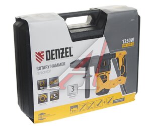 Изображение 9, 26612 Перфоратор сетевой 1250Вт 5.0Дж SDS-plus DENZEL