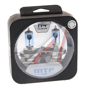 Изображение 1, HRD1204 Лампа 12V H4 60/55W P43t бокс (2шт.) Iridium MTF
