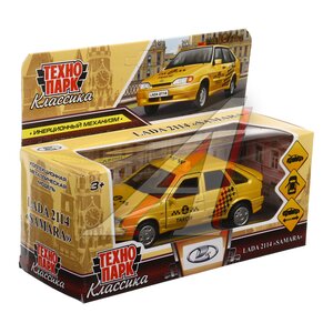 Изображение 5, 2114-12TAX-YE (72) Модель автомобиля LADA -2114 "SAMARA" (такси) металлическая ТЕХНОПАРК