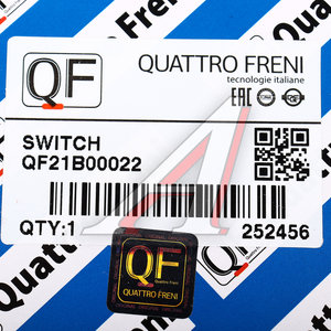 Изображение 5, QF21B00022 Датчик VW Golf (03-) AUDI A3 (03-) SKODA Octavia (04-) положения селектора АКПП QUATTRO FRENI