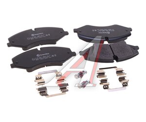 Изображение 1, P44024 Колодки тормозные LAND ROVER Discovery (09-) передние (4шт.) BREMBO