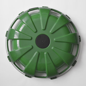 Изображение 1, МК-ПЛ-Р17 Колпак колеса R-22.5 переднего пластик (зеленый) Турбо ТТ
