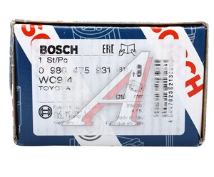 Изображение 5, 0986475931 Цилиндр тормозной задний TOYOTA Rav 4 левый/правый BOSCH