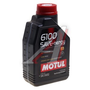 Изображение 1, 112127 Масло моторное 6100 SAVE-NERGY 5W30 синт.1л MOTUL