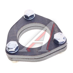 Изображение 1, 55FG3 Фланец выхлопной системы d=55мм 2шт. (прокладка, комплект крепежа) треугольный TRANSMASTER