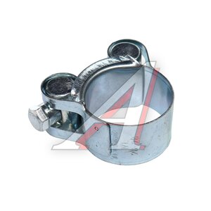 Изображение 1, W1-26-28-S Хомут силовой d=026-028 (27) оцинкованная сталь W1 TECHNIK