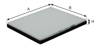 Изображение 2, AG860CF Фильтр воздушный салона FAW Oley (12-) GOODWILL