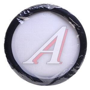 Изображение 2, 31687 Оплетка руля (S) 35-37см черная экокожа CARFASHION