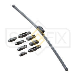 Изображение 1, SW-2026 Щетка стеклоочистителя 650мм беcкаркасная SUFIX