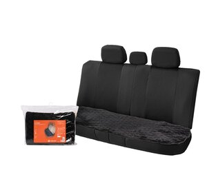 Изображение 1, AFC-A-06 Накидка на сиденье мех искусственный черная 1шт. AIRLINE