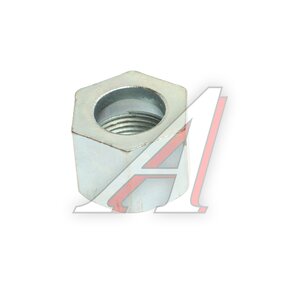 Изображение 1, К864832 Гайка М22х1.5х19.5 КАМАЗ трубопровода пневмотормозов d=16мм КМД