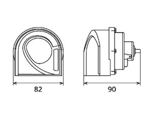 Изображение 3, 65GO24.100.02K Сигнал звуковой КАМАЗ комплект SEGER