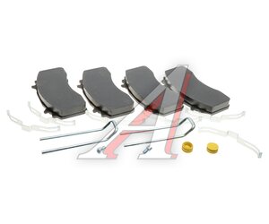 Изображение 1, MBF016081 Колодки тормозные MAN дисковые (218x108x30) (4шт.) MANDO