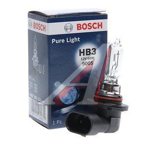 Изображение 2, 1987302152 Лампа 12V HB3 60W P20d Pure Light BOSCH