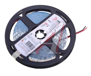 Изображение 1, LS2835-14,4-120-24-33-2700К Лента светодиодная гибкая 14.4W 5м IP33 24V теплый белый ЭРА