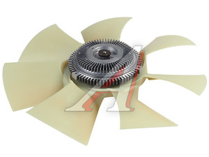 Изображение 1, 130-12-035 Вентилятор УАЗ-3163 с вязкостной муфтой в сборе Н/О (пластик,  7 лопастей) MEGAPOWER