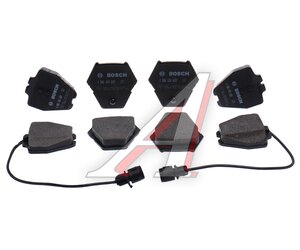 Изображение 2, 0986424689 Колодки тормозные AUDI A8 (99-03) передние (4шт.) BOSCH