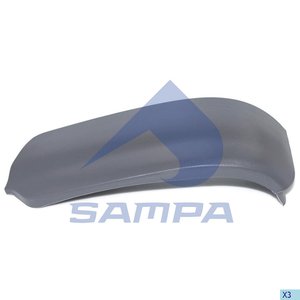 Изображение 2, 18200057 Панель MAN TGA LX угловая бампера левая нижняя SAMPA