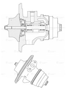 Изображение 3, LAT5002 Турбокомпрессор CUMMINS 6ISBe модель HE351W LUZAR
